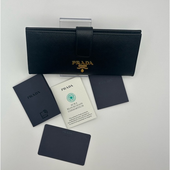 Prada Large Saffiano Leather Wallet - Picture 6 of 8